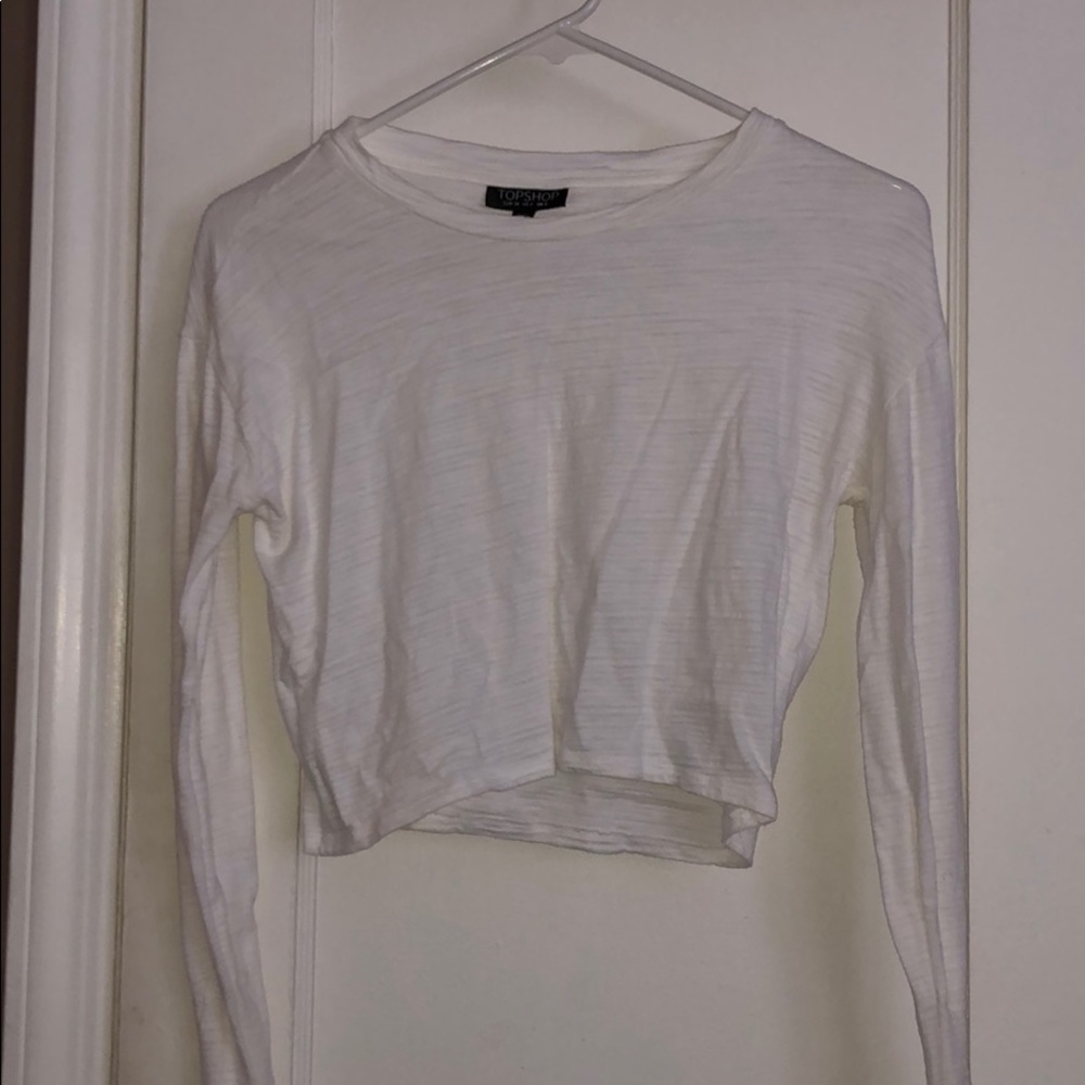 TopShop White Crop Top!
